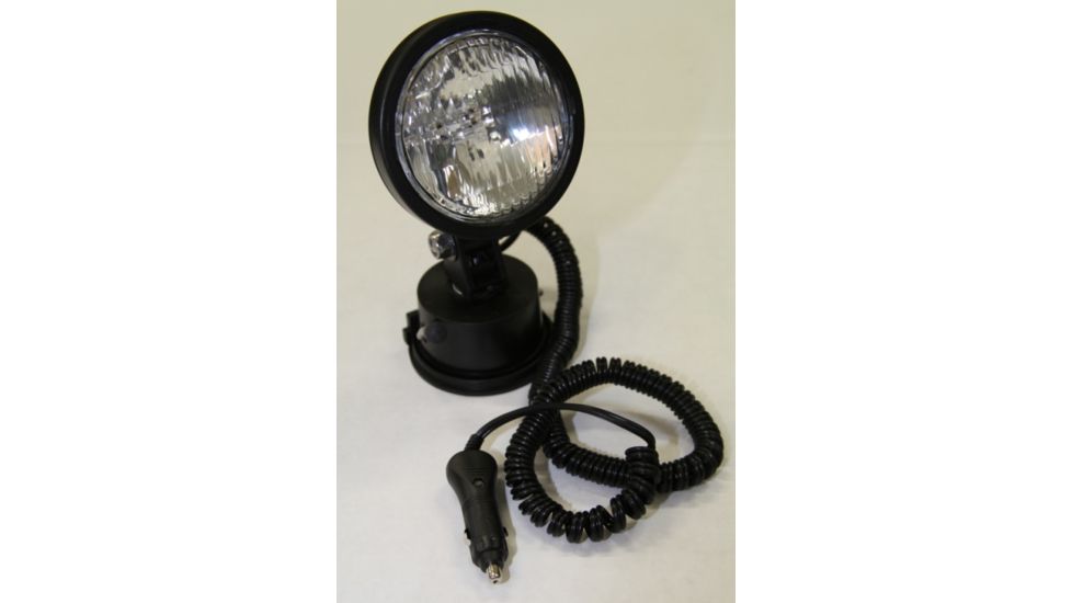 Lightforce Performance Lighting Stubby Work Light, 30W w/ Suction Swivel Base, Cig Plug &amp; Coilcord, Sealed Flood STUBBYSUCWA