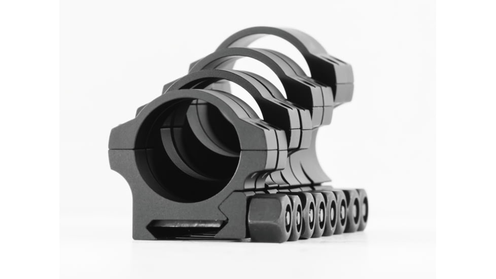 NightForce Standard Duty Rifle Scope Ring Set, Black, 30mm, 1.25in, High, A418