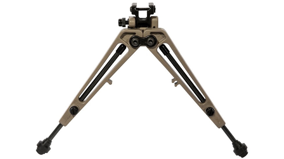 Limbsaver True-Track 10 Firearm Bipod, Picatinny Rail Attachment, Desert Tan, 12651