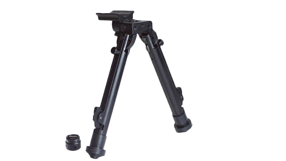 Lion Gears Scout-Pod 7in-9in Tactical Button-Lock 3-Position Folding Bi-pods, with Sling Stud Mounting Deck, LG-SP-3D06SL