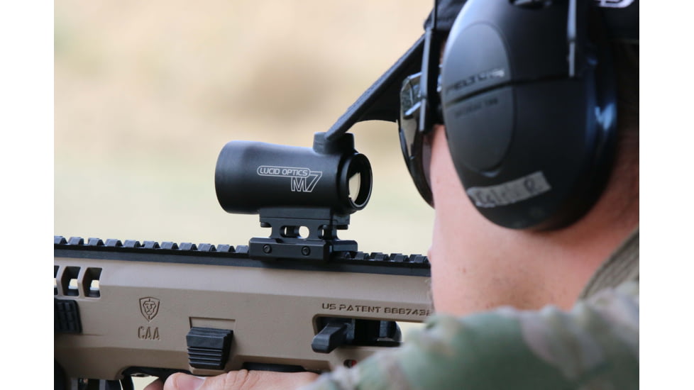 Lucid M7 Micro Dot 2 MOA Dot 25 MOA Circle Black