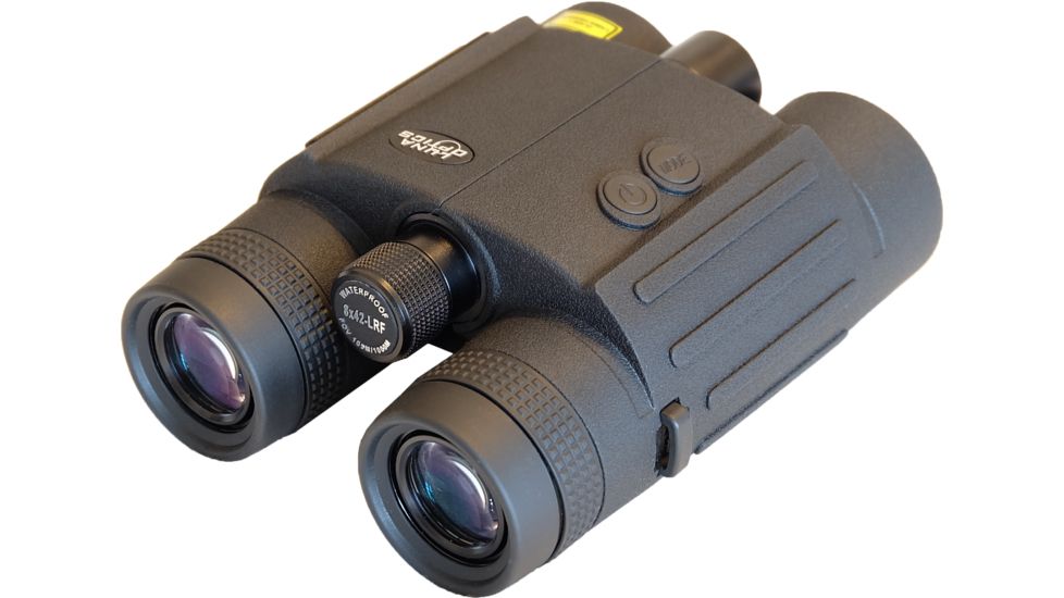 Luna Optics 8x42 Laser Rangefinder Roof Prism Binoculars,Black LD-BN842-LRF