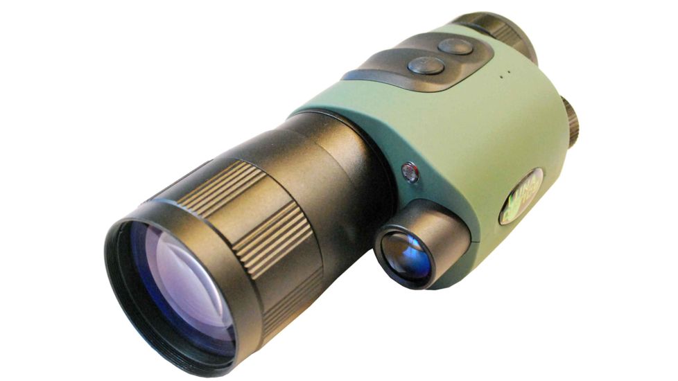 Luna Optics Gen-1 5x50 Wide-View Waterproof Night Vision Monocular,Black LN-NVM5-HR