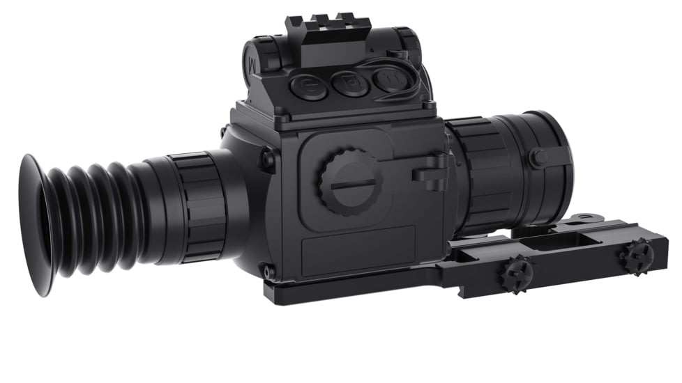 Luna Optics Quantum Elite 3.5-21x35mm Digital Day/Night Riflescope, Integrated 1200m Laser Rangefinder, 4K Video Resolution, Black, LN-QE-RS35-LRF
