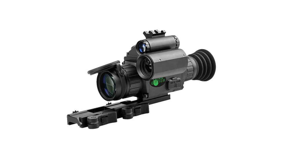 Luna Optics Quantum Elite 3.5-21x35mm Digital Day/Night Riflescope, 4K Video Resolution, Black, LN-QE-RS35