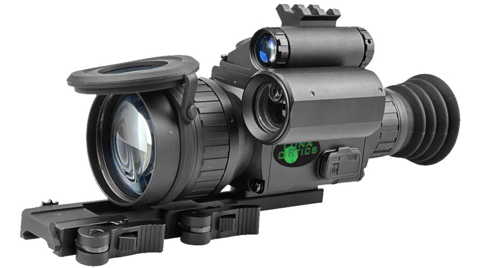 Luna Optics Quantum Elite 6-36x50mm Digital Day/Night Riflescope, Integrated 1200m Laser Rangefinder, 4K Video Resolution, Black, LN-QE-RS50-LRF