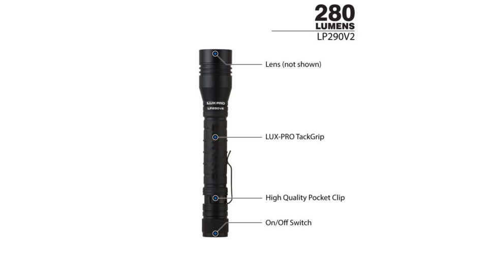 LuxPro LP290V2 LP290V2 Tactical Ultra Bright 280 Lumens Cree LED B