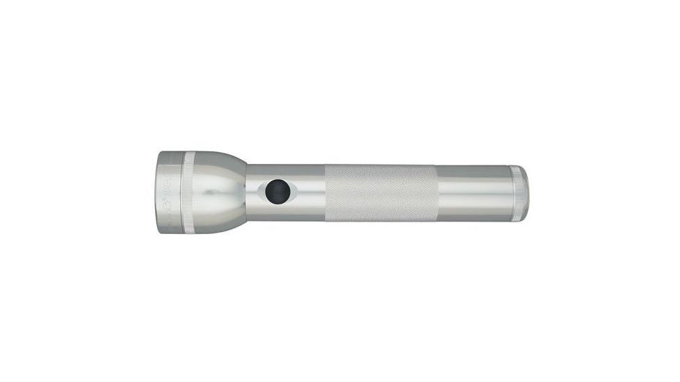 Maglite 2 D Cell LED Flashlight, 213 lumens, Presentation Box, Silver, ST2D105