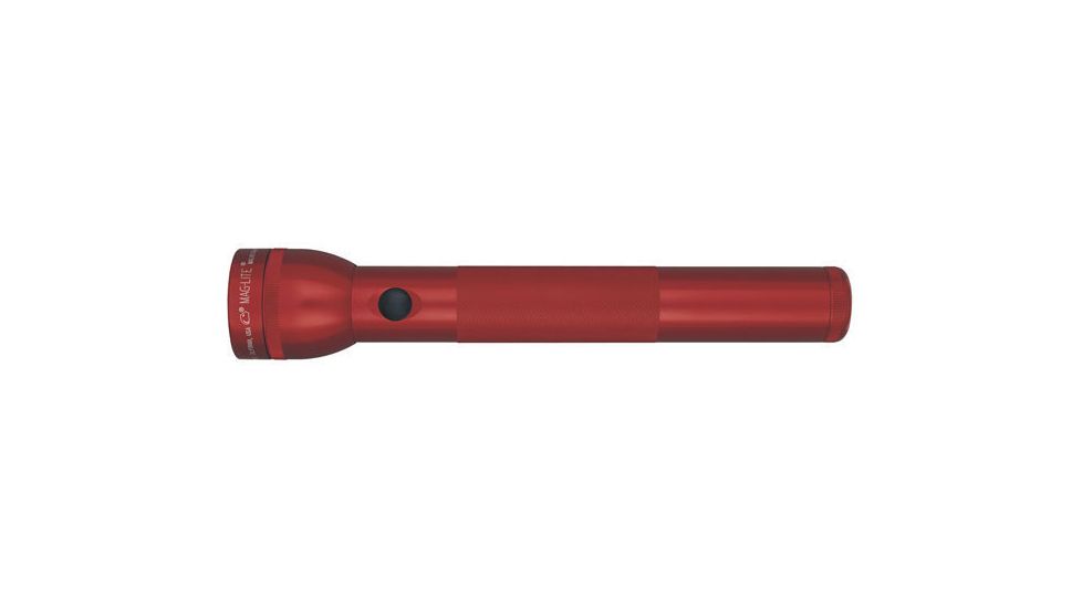 Maglite 3 Cell LED Flashlight, 168 lumens, Red, ST3D036