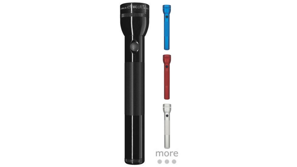 MagLite 3 cell Flashlight, Black, Blue, Camo, Gray, Red, Silver
