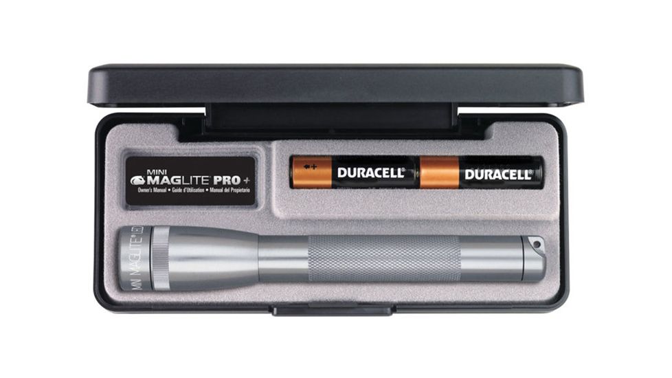 Maglite Mini Mag LED Pro Plus, Gray, Presentation Box 96443