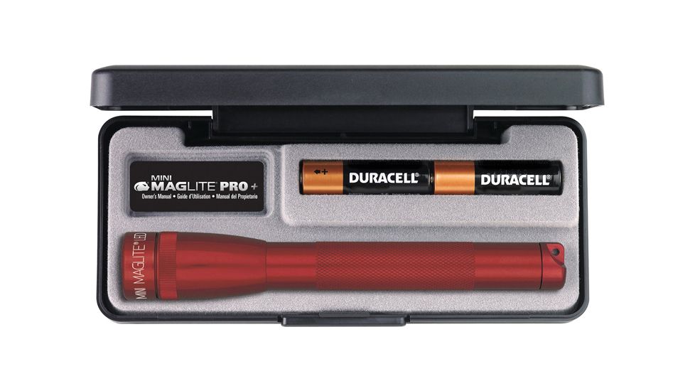 Maglite Mini Mag LED Pro Plus, Red, Presentation Box 96444