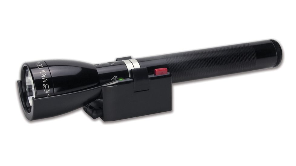 Maglite ML150LR Rechargeable Series, BLACK, Mid Size, ML150LR-1019