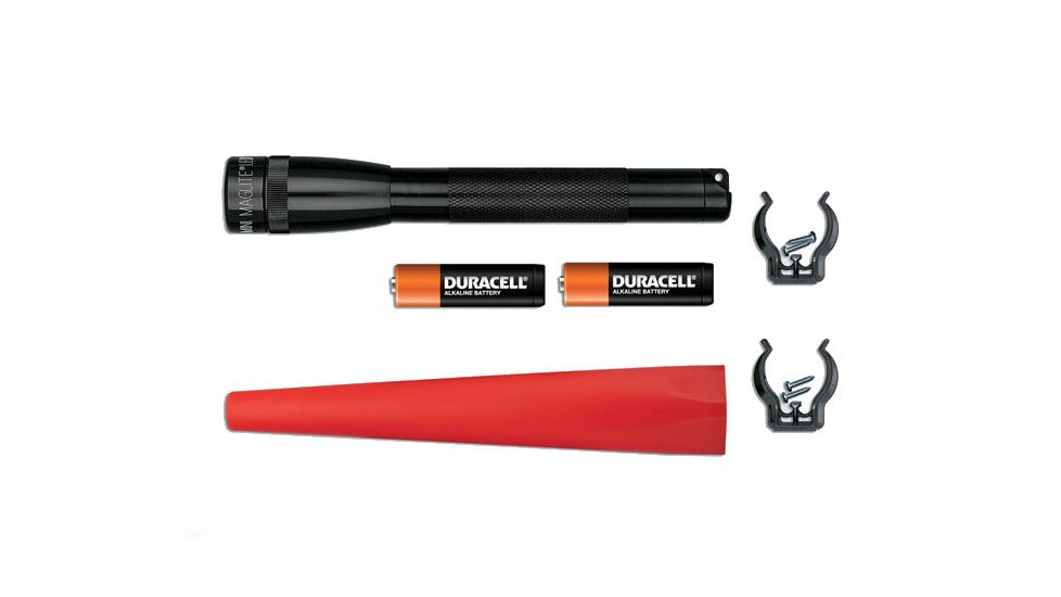 Maglite Safety Pack AA Mini Mag Light, BLACK, Compact IPP2201G