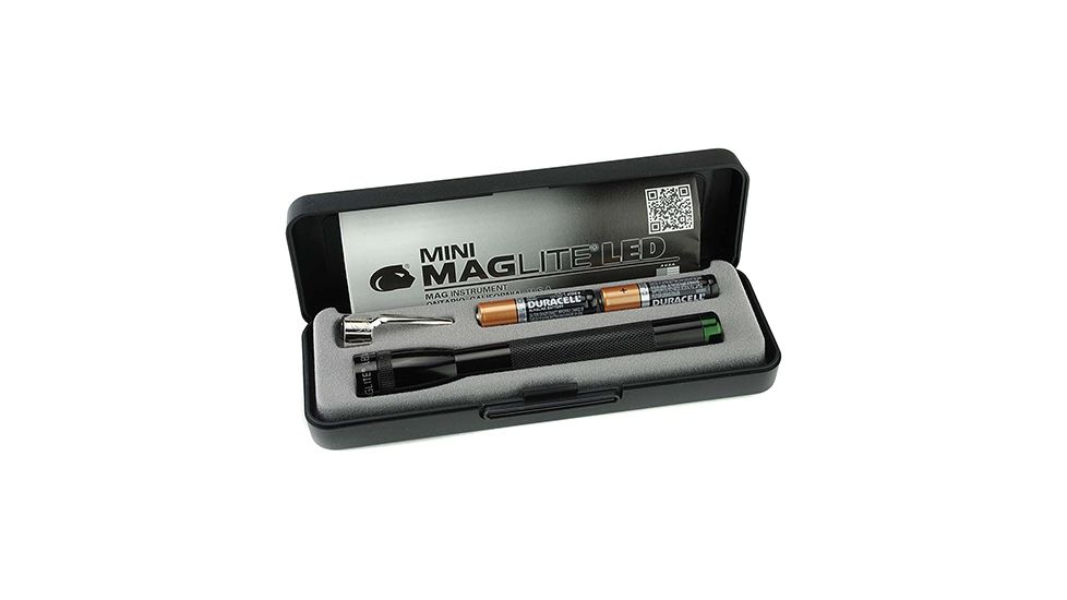 Maglite Spectrum AAA Mini Mag Light-Grren Light, BLACK, Small, P32SY2