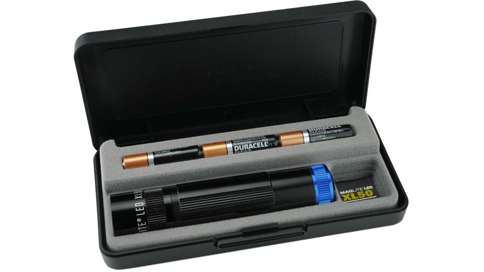 Maglite Spectrum XL50 LED Flashlight, Blue Light, BLACK, Compact, XL50-S3SX7