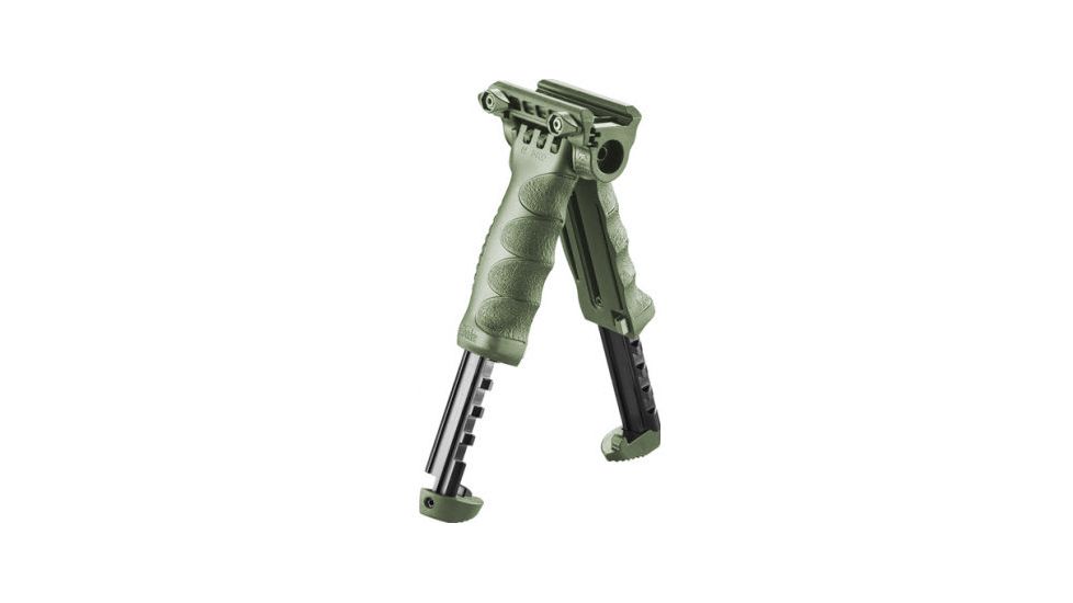 FAB Defense Gen-II Vertical Foregrip w/ Integrated Adjustable QR Bipod, Olive Drab, FX-TPODG2QRG