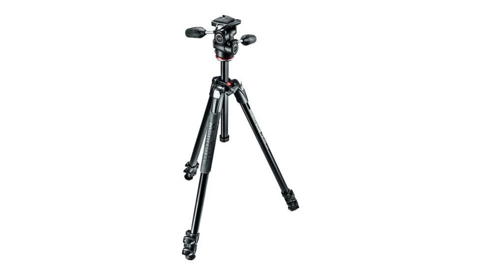 Manfrotto 290 XTRA Alum Tripod Kit w/ 3W Head MK290XTA3-3WUS