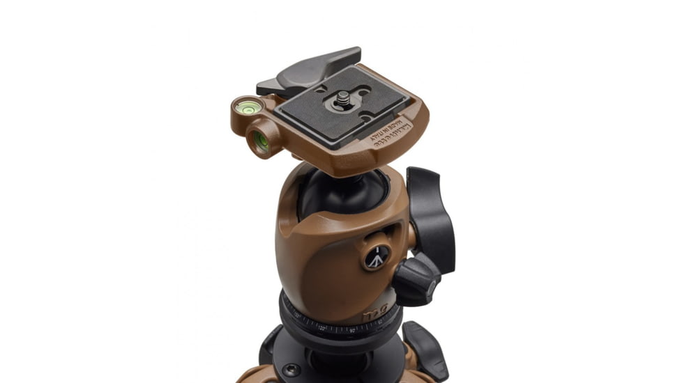Manfrotto Alpha S.H.O.T. Tripod Ball Head Kit Carbon, Brown, 1102739