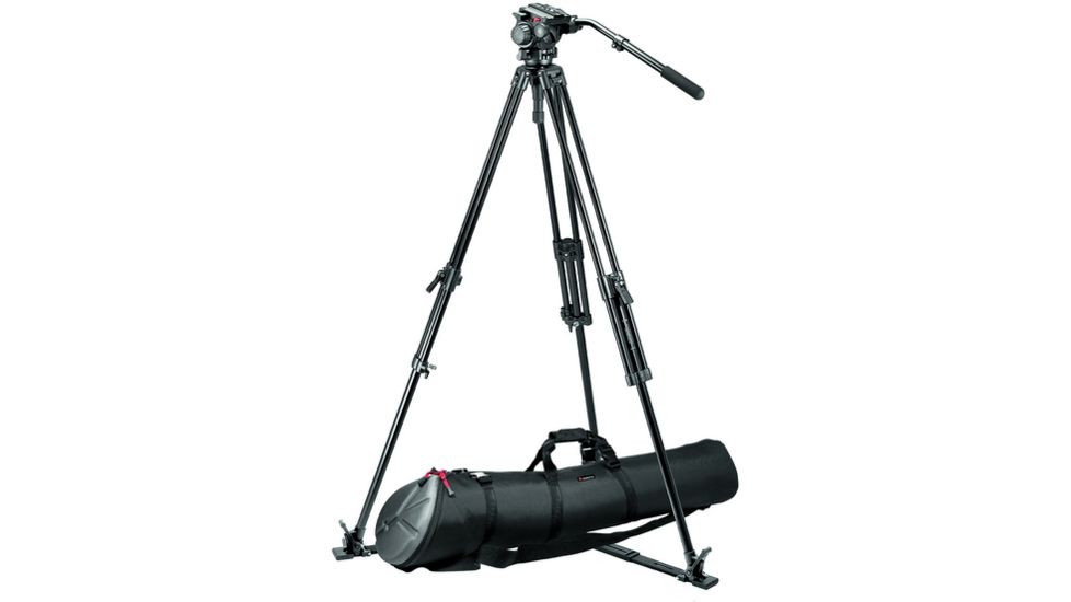 Manfrotto Bogen Manfrotto 519 Pro Fluid Videohead+351MVB Trpd.+165MV Spreader+MBAG120P 519MVBKIT