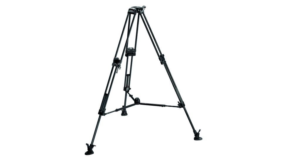 Manfrotto Bogen Manfrotto Road Runner Carbon Fiber Video Tripod with 75mm + 100mm Bowl 542ART
