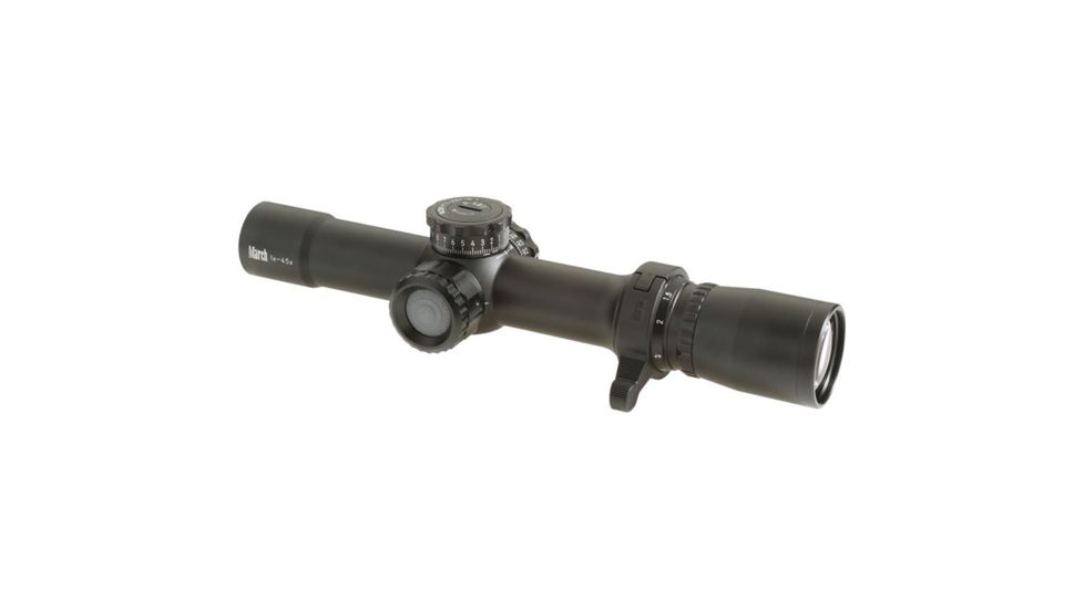 1-4.5 x 24mm Tactical Knob Illuminated Rifle Scope MTR-D2, Black