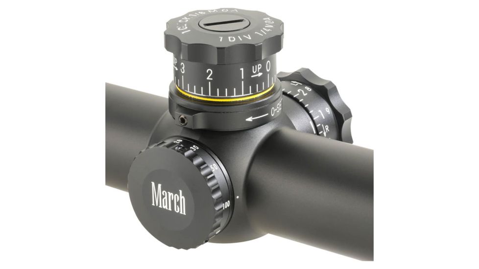 10-60 x 52mm Tactical Knob Rifle Scope, Di-Plex, Black