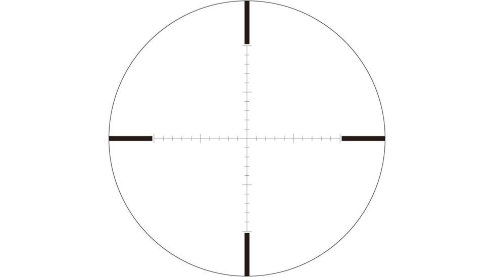 March Scopes 2.5-25 x 42mm Rifle Scope MOA MTR-3, Black MAR1010