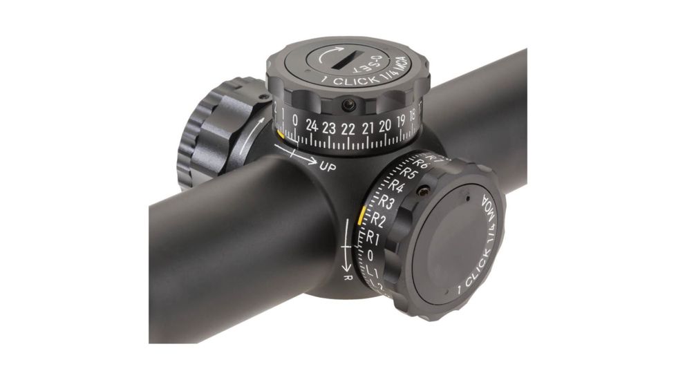 2.5-25 x 42mm Tactical Knob Illuminated Rifle Scope, MTR-FT, Black