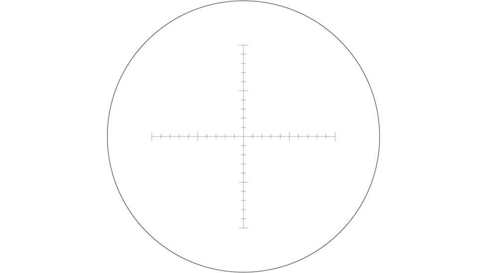 March Scopes 2.5-25 x 42mm Tactical Knob Rifle Scope, MTR-1, Black MAR1013