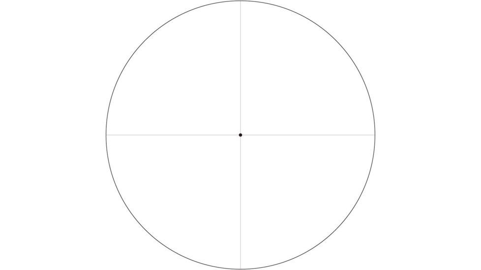 40 x 52mm Benchrest Rifle Scope, 1/16 MOA DOT, Black