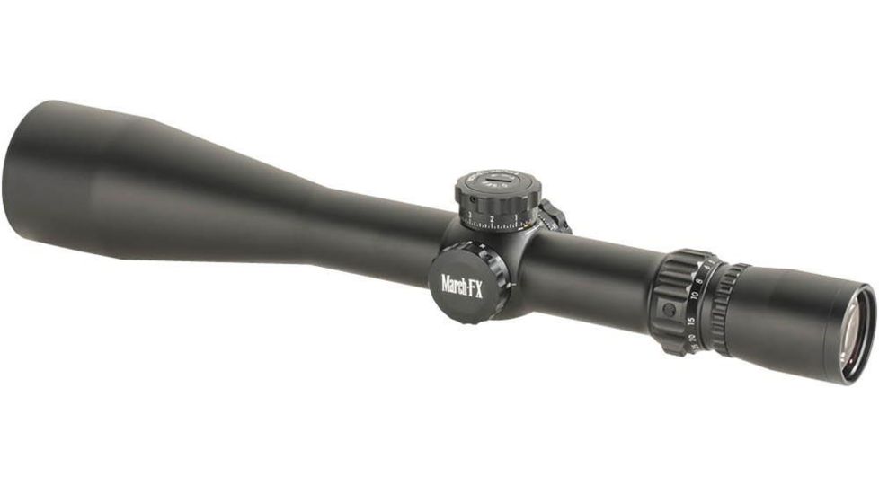 March Scopes 5-40X56 FFP Tactical Knob Rifle Scope, FMA-2, Black MAR1055