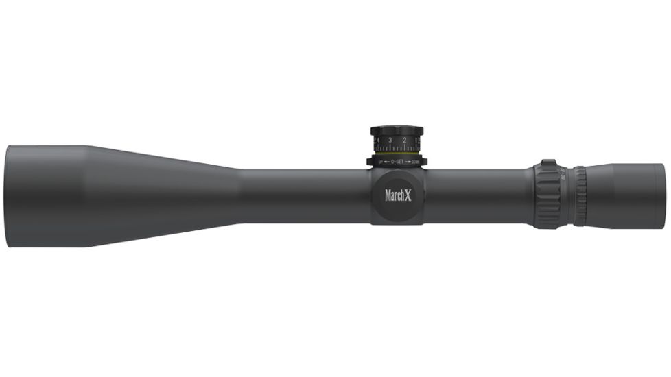 March Scopes 8X-80X56, Tactical Turret Rifle Scope, 3/32Moa Dot Reticle, Black, NSN None, D80V56T-3/32MOA-DOT