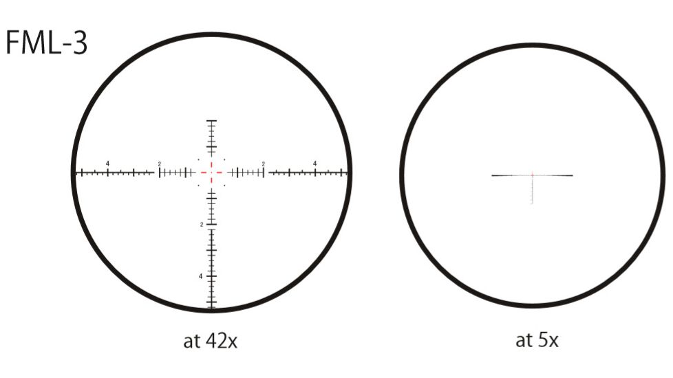 March Scopes High Master Genesis 4X-40X52G, Tactical Turret Rifle Scope, Fml-3 Reticle, With Illumination, Black, NSN None, D40V52GFIML-FML-3
