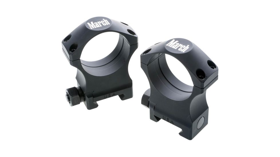 Rifle Scope Rings 34mm 1.410", Black