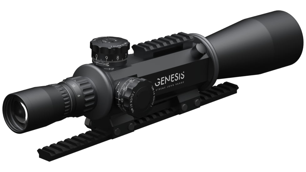 March Scopes 6X-60X56mm Tactical Turret Rifle Scope, FML-MT Reticle, Black, D60V56GFML10 FML-MT