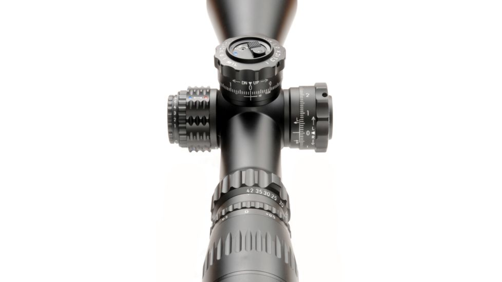 March Scopes High Master Wide Angle 5X-42X56, Tactical Turret Rifle Scope, FML-TR1 Reticle,, With Illumination, Black, NSN None, D42HV56WFIML-FML-TR1