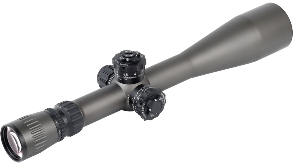 March Scopes SFP MIL High Master Wide Angle Majesta 8-80x56mm Riflescope, W-Dot Reticle, Dark Grey, D80HV56WGRW-Dot