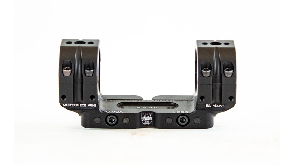 Masterpiece Arms BOLT ACTION MOUNT 35MM RINGS 1.250in HEIGHT 0 MOA, BAMOUNT-35-1250