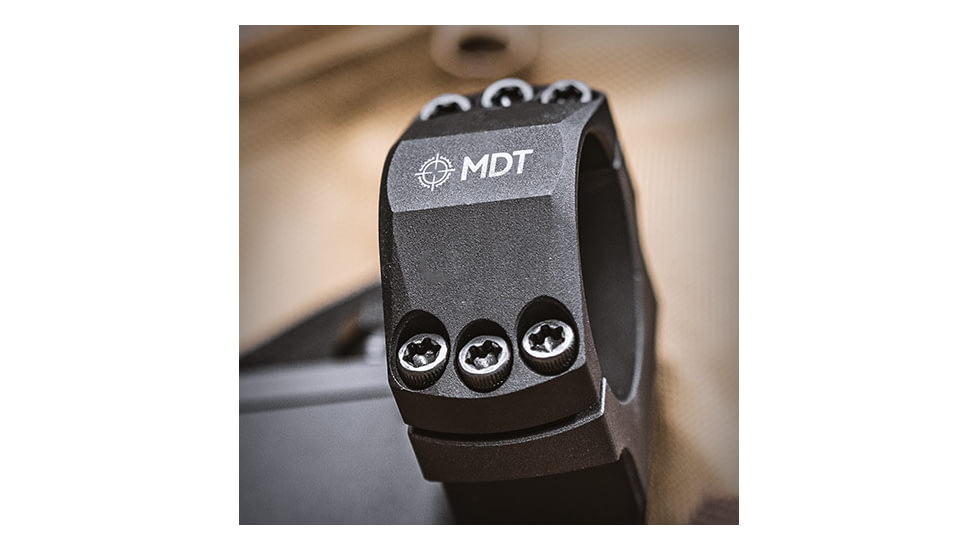 MDT One-Piece Scope Mount, 30mm, Medium, Black, 106912-BLK