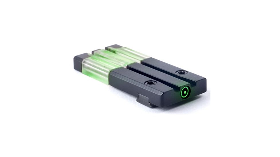 Meprolight FT Bullseye Tritium Self-Illuminated Rear Night Sight, Jericho, Green, 0631403108, 631403108