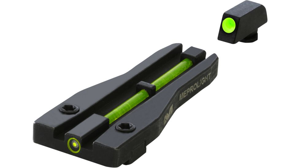 Meprolight Glock Fiber-Tritium 1-Dot Night Front/Rear Sight Set, ML63180
