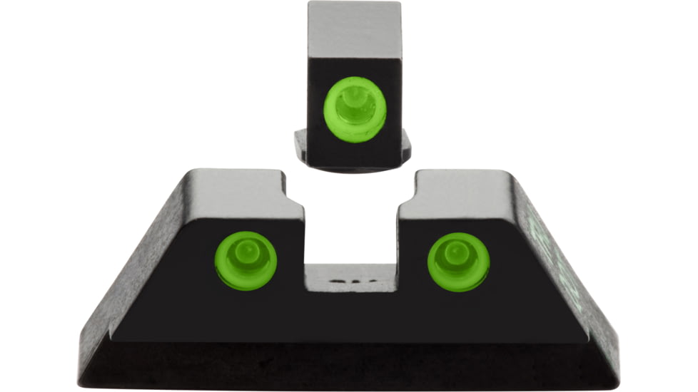 Meprolight IWI Masada Fixed Self-Illuminated Pistol Sights Set, Green, 0195873101