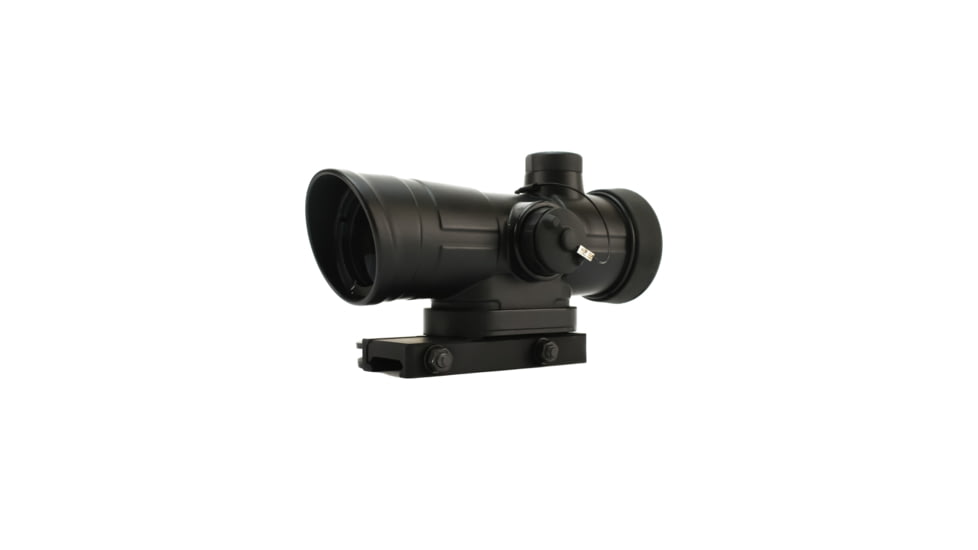 Meprolight Mepro 4X Day Rifle Scope w/QD Picatinny Mount, SHV Reticle, Black, ML80403