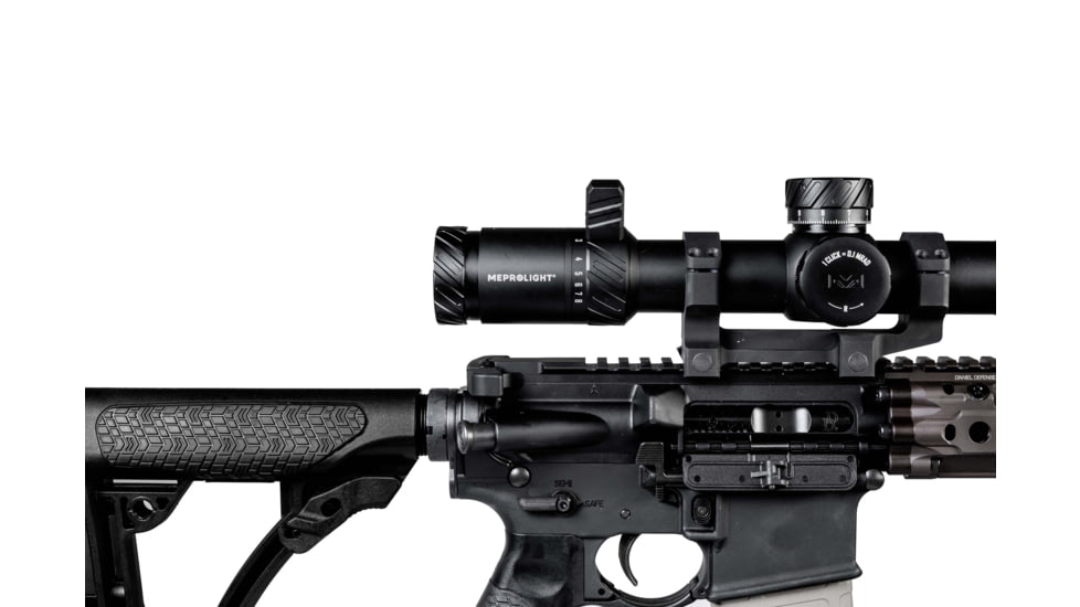 Meprolight MVO 1-8x28mm 34mm Tube LPVO Rifle Scope, First Focal Plane, Etched Glass M1 MRAD, Black, 901245701