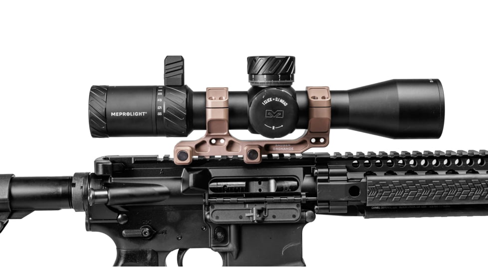 Meprolight MVO 3-18x44mm 34mm Tube Rifle Scope, First Focal Plane, Etched Glass M3 MRAD, Black, 901246703