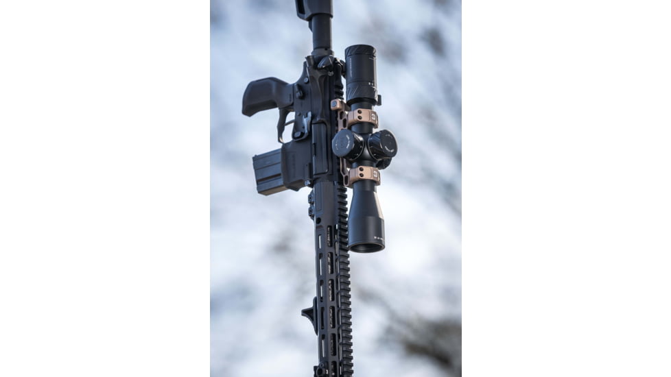 Meprolight MVO 3-18x44mm 34mm Tube Rifle Scope, First Focal Plane, Etched Glass M3 MRAD, Black, 901246703