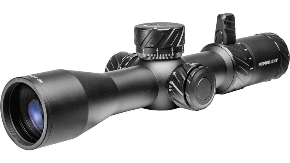Meprolight MVO 3-18x44mm 34mm Tube Rifle Scope, First Focal Plane, Etched Glass M3 MRAD, Black, 901246703