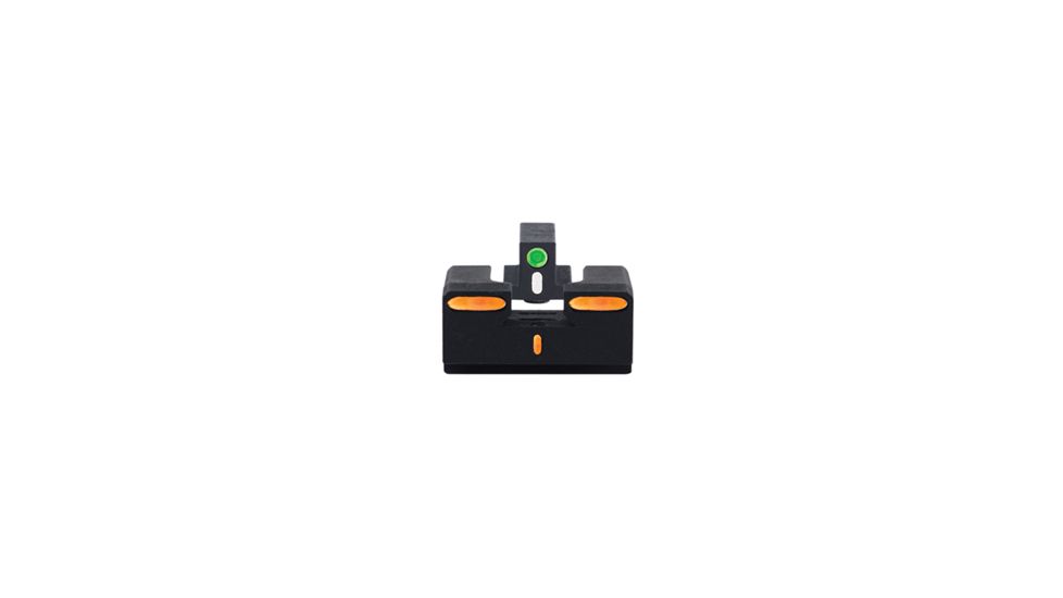 Meprolight R4E Optimized Duty Sight Set, Full Size, Glock Only, Green Front/Orange Rear ML12224GO, 122243301