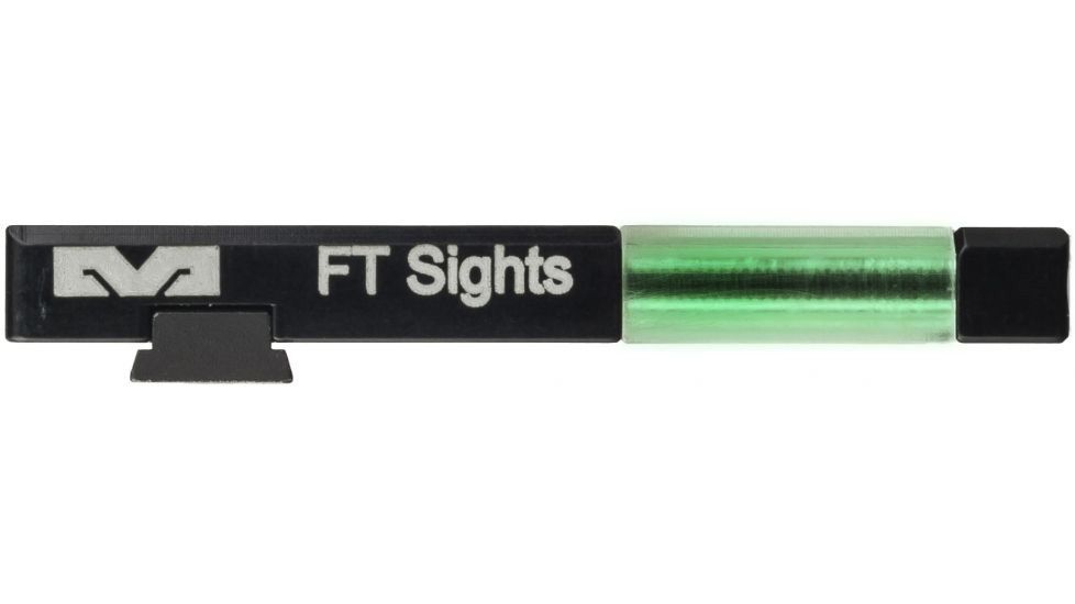 Meprolight FT Bullseye Tritium Self-Illuminated Rear Night Sight, Smith &amp; Wesson M&amp;P Shield, Green Circle-Dot, 0631213108